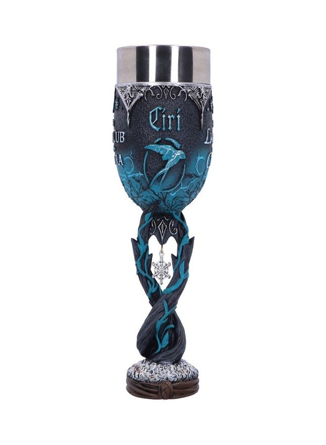 Nemesis Now Officially Licensed The Witcher Ciri Goblet, Blue, 19.5cm, Resin - Image 1