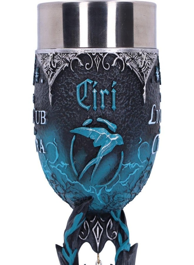 Nemesis Now Officially Licensed The Witcher Ciri Goblet, Blue, 19.5cm, Resin - Image 2