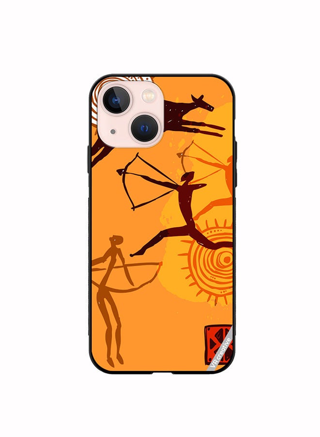 VR CREATIVE Protective Case Cover For Apple iPhone 14 African Art Design Multicolour - Image 1