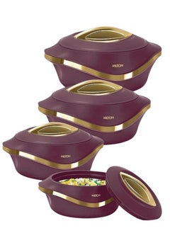 Milton Royal Food Storage Container Set – 4 Pieces in Assorted Sizes (500/1000/1500/2500 ml) – Elegant Design with Premium Thermal Insulation  - Image 3