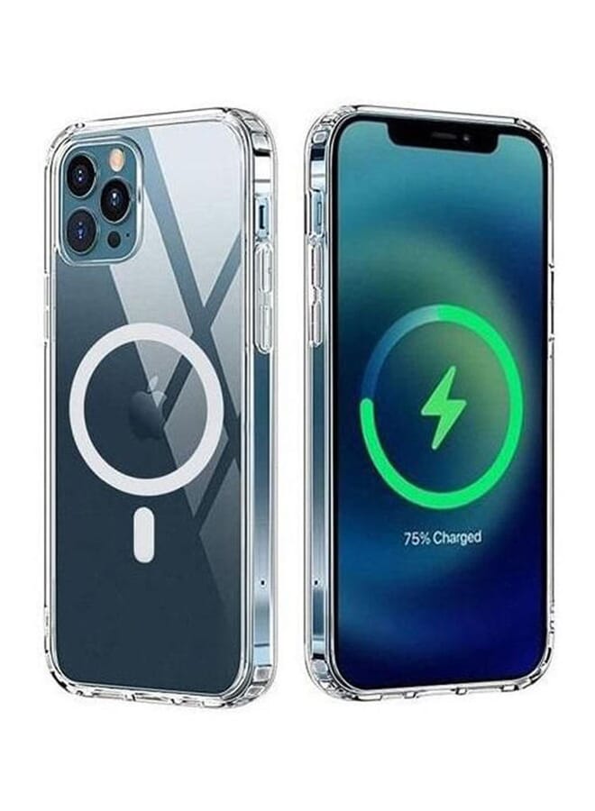 Raxoom Silicone Case Clear Magsafe Cover Case For Apple Iphone 12 Pro Max Clear