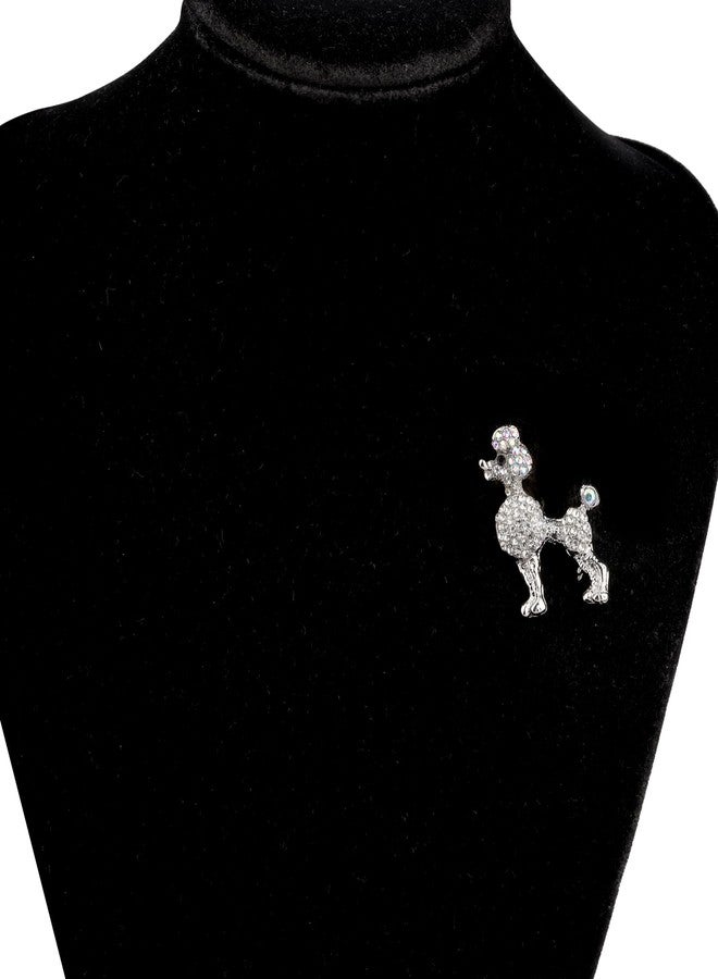 اكتاب بروش كريستالي على شكل دبوس مستوحى من أخوية AKTAP النسائية، قلادة على شكل كلب بودل، مجوهرات نسائية أخوية - Image 5