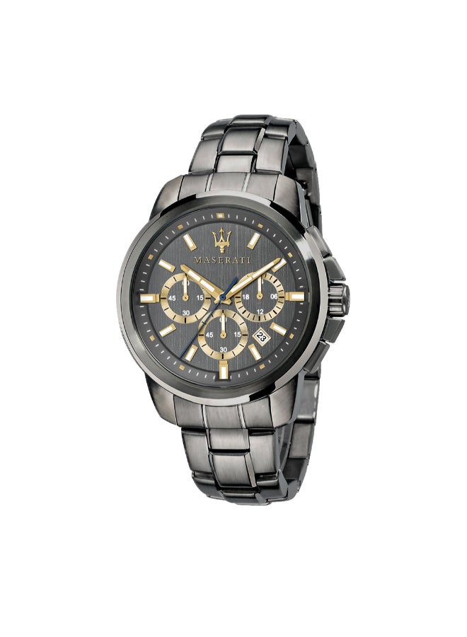 Maserati ساعة Maserati Successo Gun metal كرونوغراف كوارتز للرجال - R8873621007 - Image 1