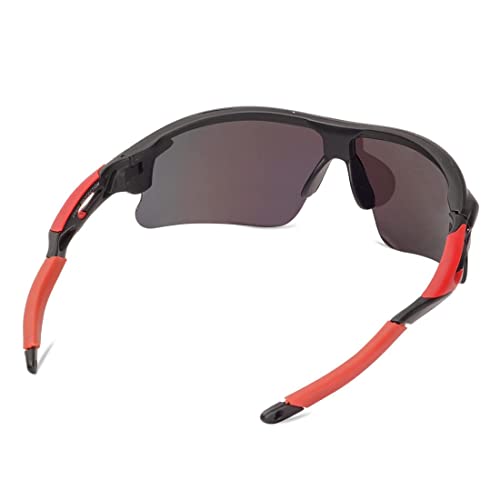 Dark Wost Sports Men UV Protected Sunglasses Mercury Mountain Cycling Riding Protection Cricket Goggles Eyewear Bike Recing Sun Glasses Pilot UV Sunlight Protection (BLACK) - Image 4