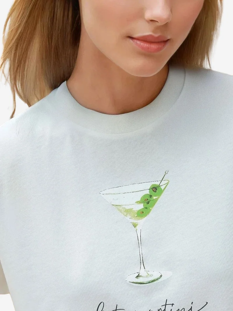 HICCUP Printed Regular Fit Crew Neck 100% Cotton T-shirt