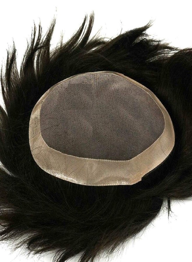 بلوشيا شعر مستعار/وصلة/باروكة شعر بشري 100% من BLUSHIA، حل غير جراحي لتساقط الشعر (لون طبيعي) (9X7) - Image 5