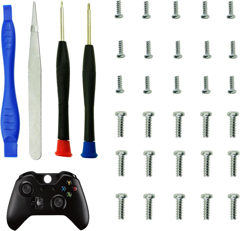 CTHTBZ 30PCS Install Repair Kit Mod Open Shell Tools Torx T8H T6 Screwdrivers Screws for Xbox One, Xbox Series X/S, Xbox One S/X, Xbox Elite Series 2 Core, Xbox 360 Controller - Image 1