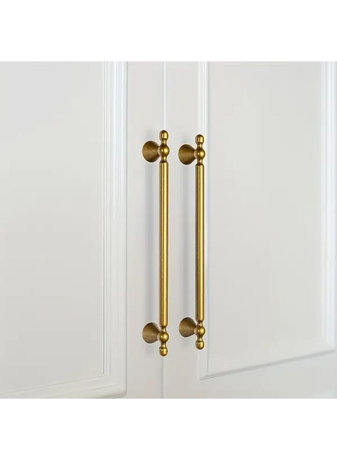 Solid Zinc Alloy Cabinet Handles Retro Brass 5 Inch Hole Center - Image 5