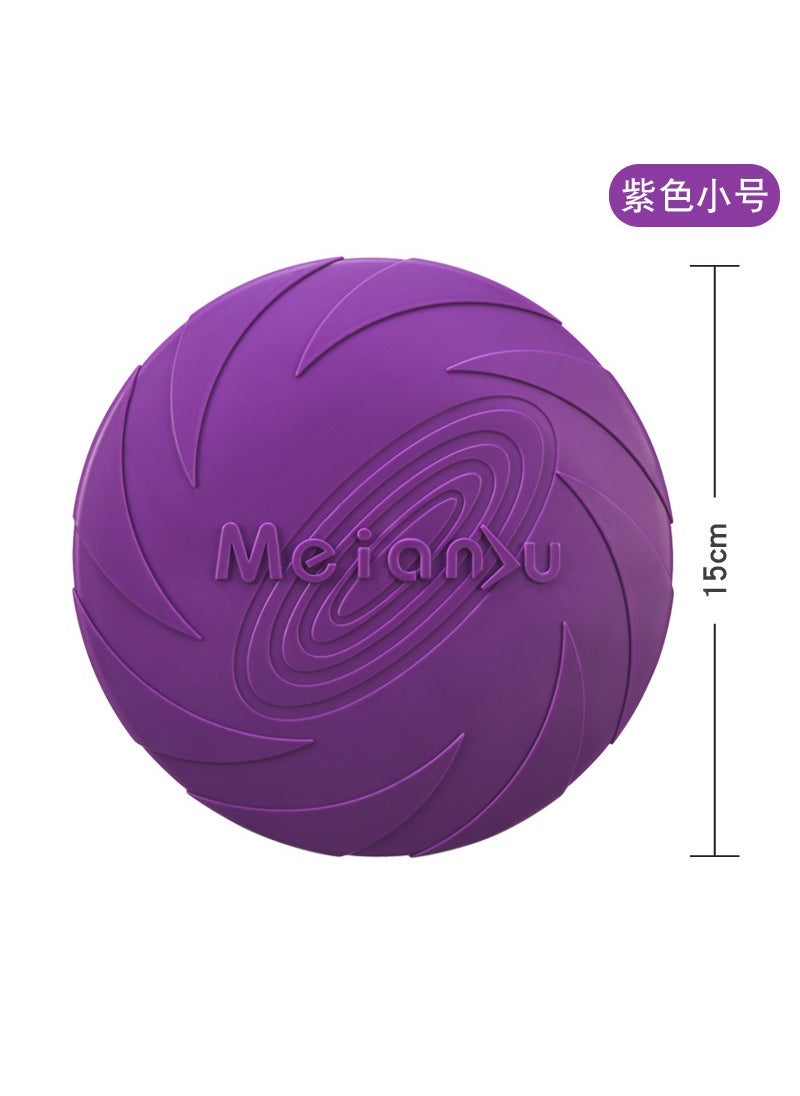 Arabest - Meianju pet Frisbee dog Frisbee silicone bite-resistant toy dog training supplies pet chewing toy - Image 1
