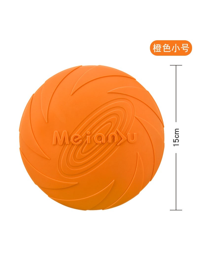 Arabest - Meianju pet Frisbee dog Frisbee silicone bite-resistant toy dog training supplies pet chewing toy - Image 1
