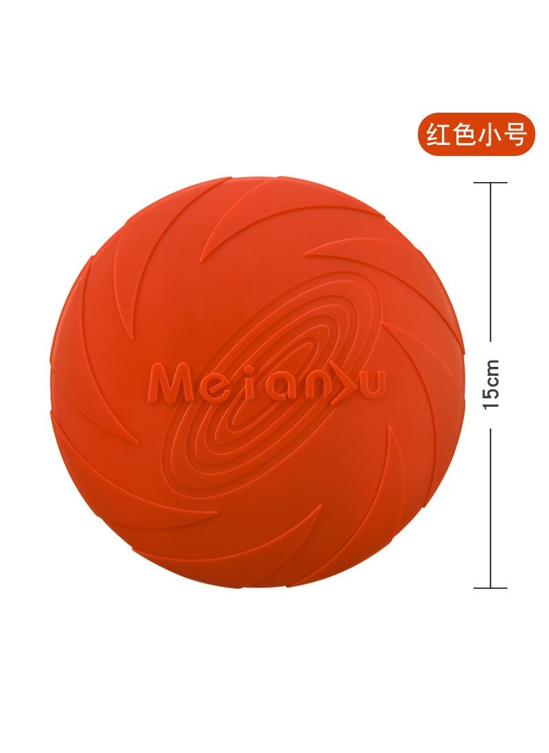 Arabest - Meianju pet Frisbee dog Frisbee silicone bite-resistant toy dog training supplies pet chewing toy - Image 1