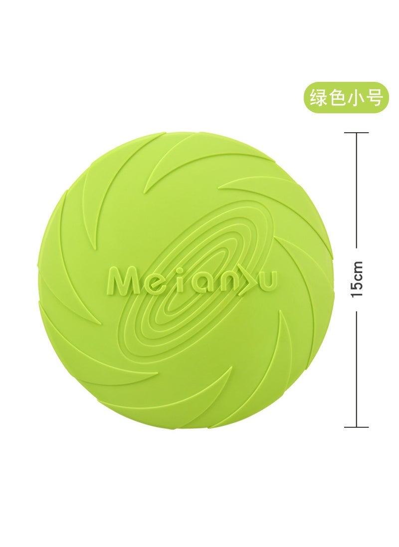 Arabest - Meianju pet Frisbee dog Frisbee silicone bite-resistant toy dog training supplies pet chewing toy - Image 1