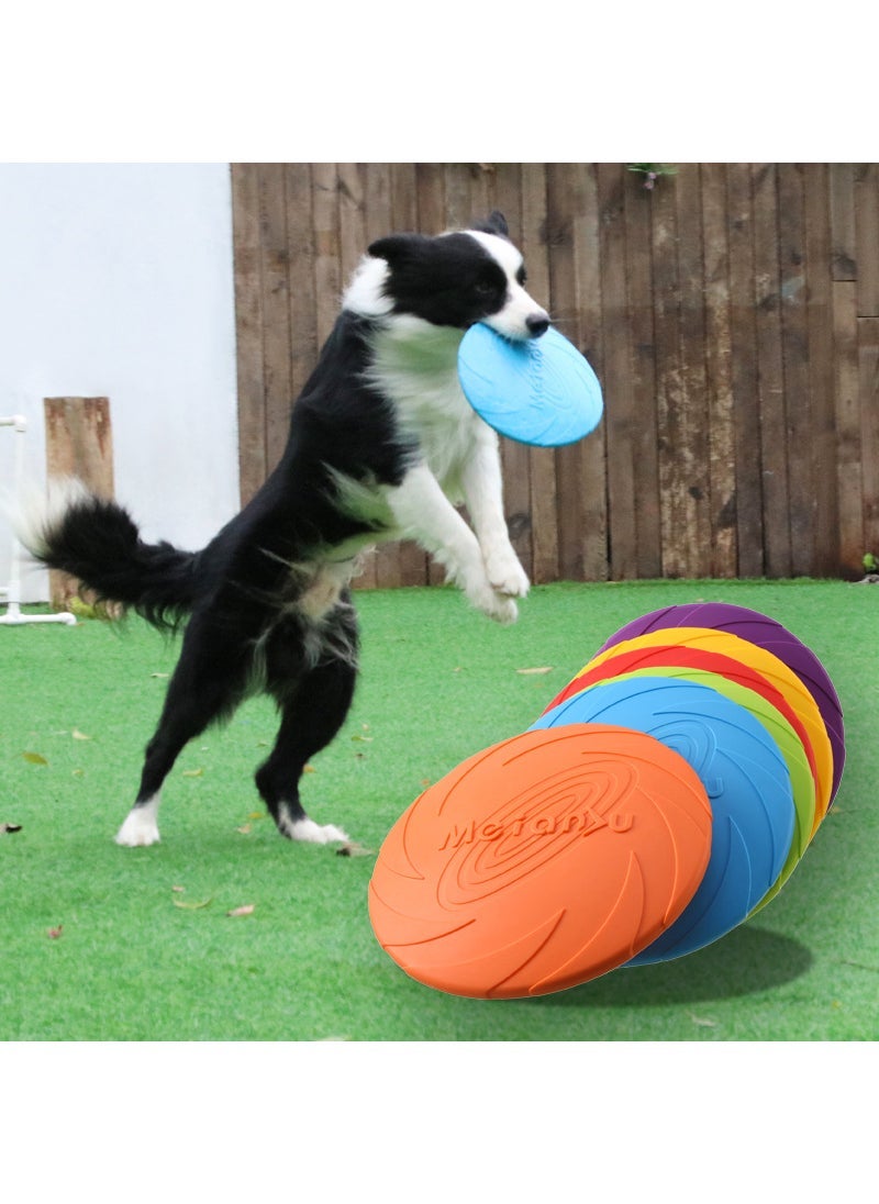 Arabest - Meianju pet Frisbee dog Frisbee silicone bite-resistant toy dog training supplies pet chewing toy - Image 1