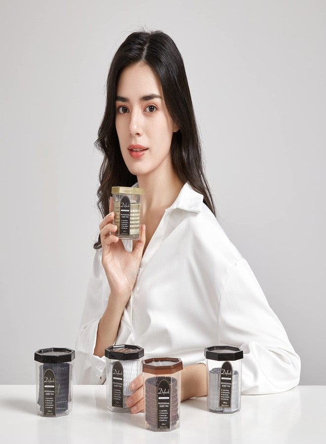 دوفاش دبابيس شعر مموجة من دوفاش، 5 سم/2 بوصة، دبابيس شعر فضية، مشابك شعر معدنية بالجملة للنساء، إكسسوارات شعر، 260 قطعة (فضية) - Image 4