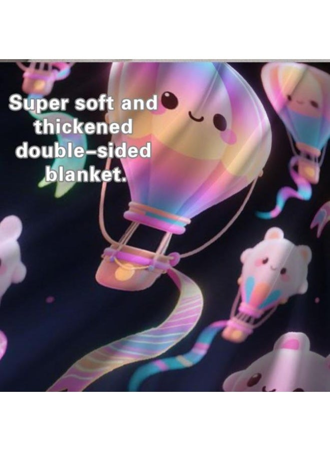 عام بطانية رقيقة من الفانيلا الكرتونية للأطفال والرضع (دافئة ومريحة، ومناسبة للنوم والألعاب) 70 سم * 100 سم - Image 3