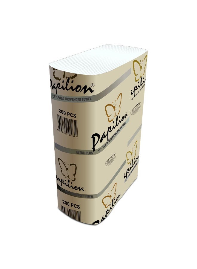 Papilion Fold Ultra Plus Towel 200 Pec