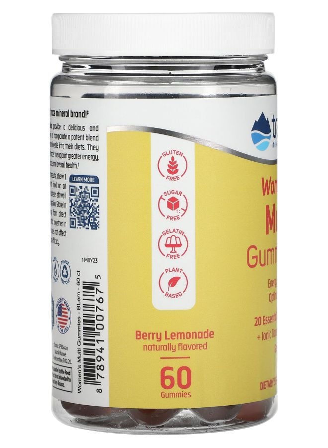 TRACE Women's Multi Gummies Berry Lemonade 60 Gummies - Image 2