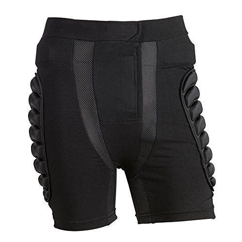 TTIO Padded Shorts EVA Protective Gear Soft Breathable Lightweight Sportswear Black - Image 3