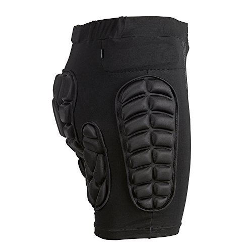 TTIO Padded Shorts EVA Protective Gear Soft Breathable Lightweight Sportswear Black - Image 5
