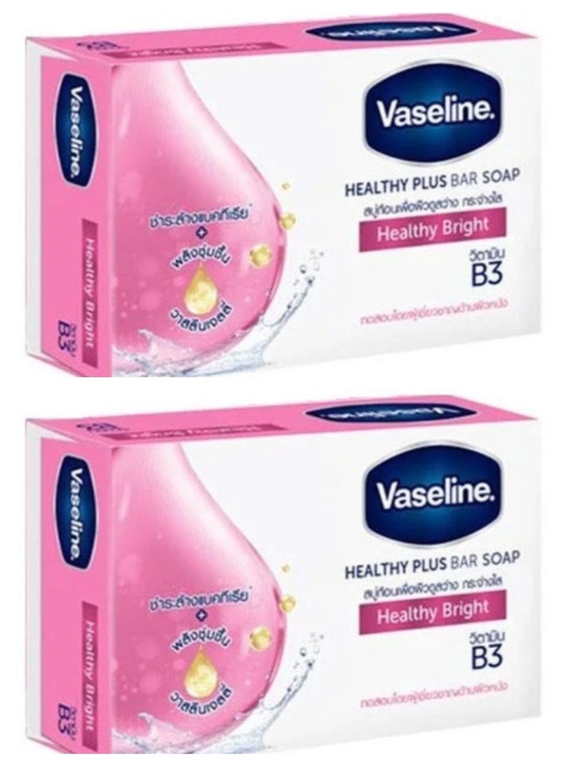 فازلين صابون صحي مشرق مع فيتامين ب3 75 جم قطعتين