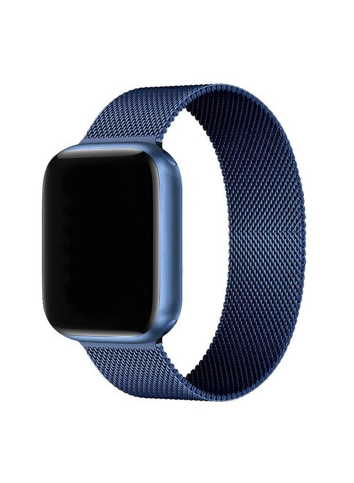 Replacement Band Compatible with Apple Watch 45mm / 44mm / 42mm, Stainless Steel Strap Metal Bracelet for Apple Watch Series 7 6 5 4 3 2 SE - Image 1