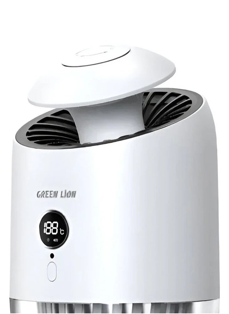 GREEN LION Green Lion Insect Killer Lamp, Light Wave, Bionic Bite, Electric Shock, Bug Zapper, Transparent Storege, Smart light Sensor, Strong Suction, low Noise, Easy To operate, 360 ° Control, Health and Safe - White  - Image 3