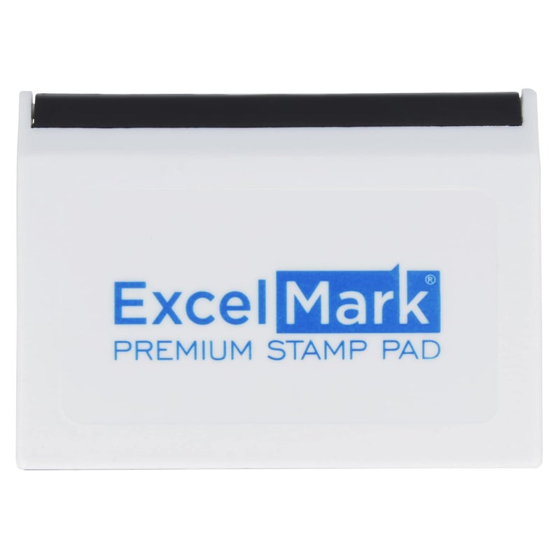 ExcelMark Ink Pad for Rubber Stamps 2-1/8" by 3-1/4" - Blue - Image 3