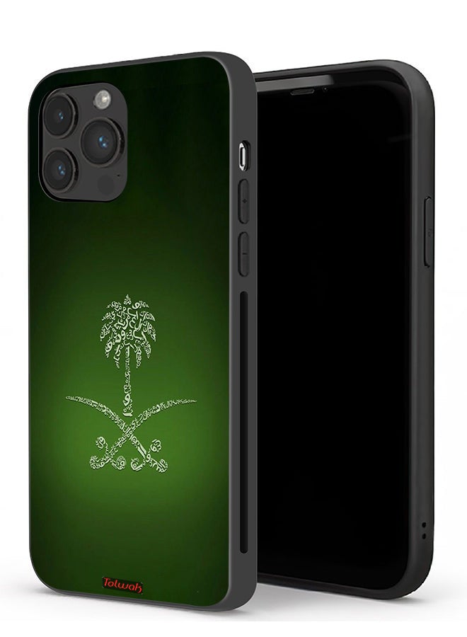 Tolwak Apple iPhone 13 Pro Max Protective Case Kingdom Of Saudi Arabia Sign Vintage  - Image 1
