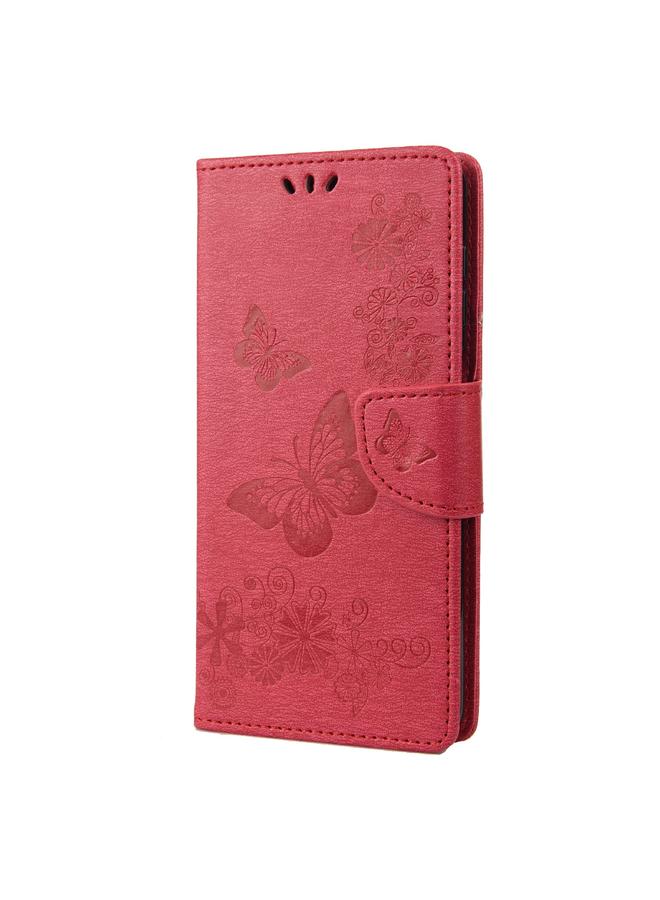 اس-توب جراب لهاتف Samsung Galaxy Xcover6 Pro، جراب هاتف جلدي أفقي قابل للطي بنقشة فراشات - Image 2