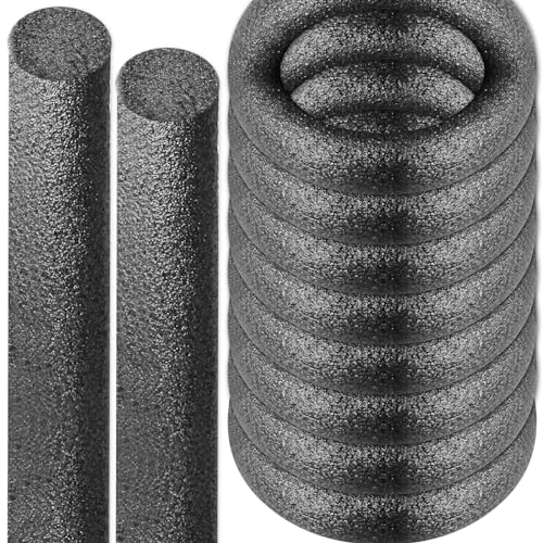 HKACSTHI Foam Backer Rod for Gaps Concrete Crack Filler Joints Foam Gap Filler Caulk Saver Backing Rod Concrete Filler Rope (Black, 1 Inch x 10 Feet) - Image 1