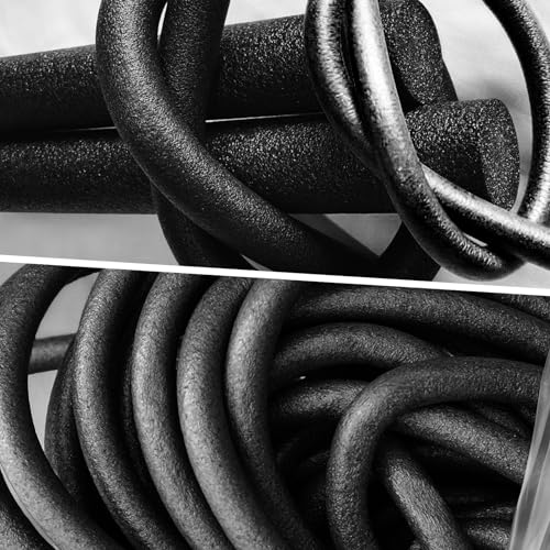 HKACSTHI Foam Backer Rod for Gaps Concrete Crack Filler Joints Foam Gap Filler Caulk Saver Backing Rod Concrete Filler Rope (Black, 1 Inch x 10 Feet) - Image 4