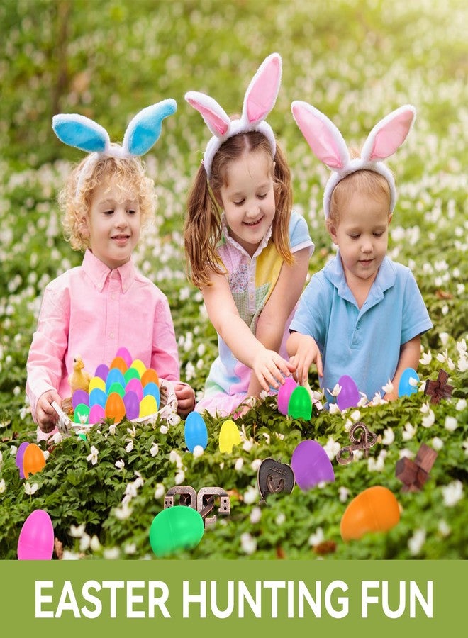عبوة من 24 بيضة عيد الفصح معبأة مسبقًا بألغاز محفزة للعقل، حشوات لسلال عيد الفصح للأطفال والمراهقين والبالغين، بيض عيد الفصح مملوء للمراهقين والأطفال والأولاد والبنات، لعبة البحث عن حشوات البيض، لوازم جوائز الفصل الدراسي - Image 3