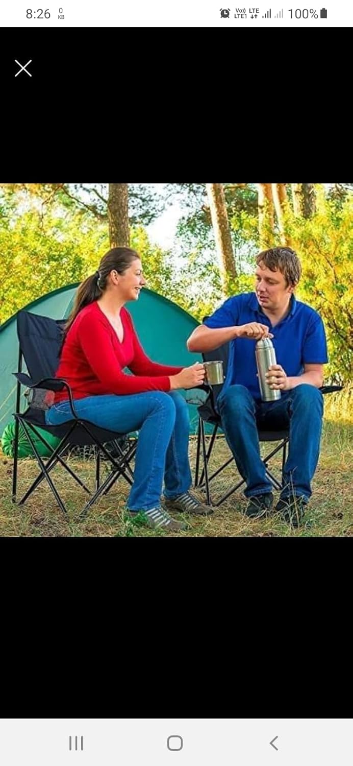GBEX Folding Chair Portable Foldable Camping Chair for Fishing Beach Picnic Outdoor Chairs Color May Vary - Image 5