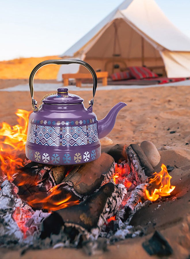 AL SANIDI Traditional teapot Teapot Lilac capacity 2.5 L - Image 2