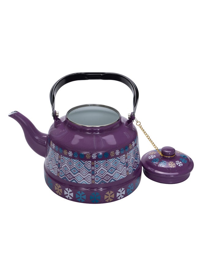 AL SANIDI Traditional teapot Teapot Lilac capacity 2.5 L - Image 4