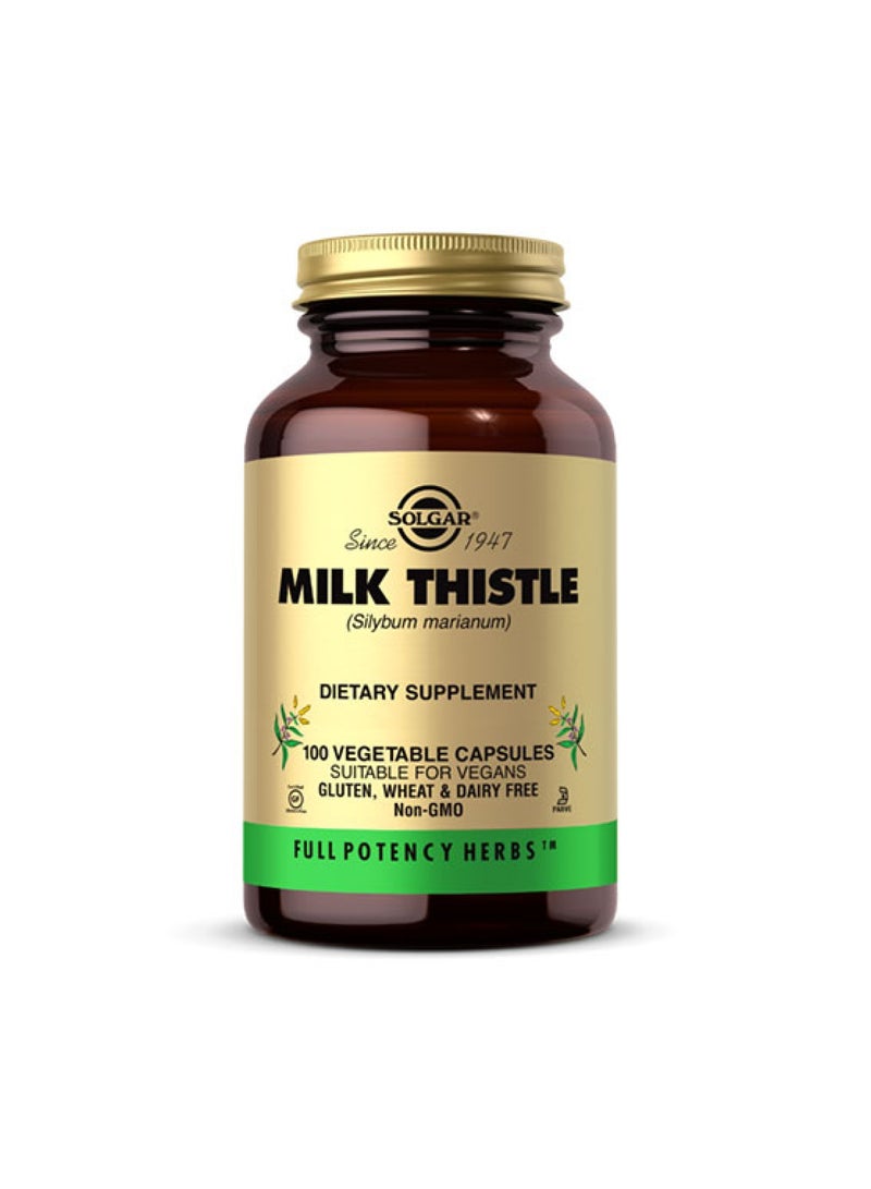 Milk Thistle, 100 Capsules