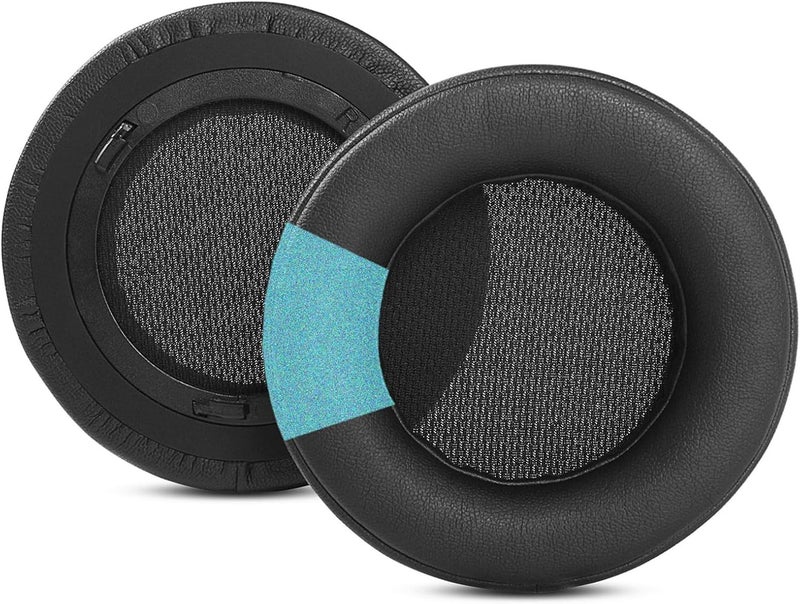 وسائد أذن متوافقة مع سماعات الألعاب Corsair Virtuoso RGB Wireless SE – استبدال وسائد الأذن المصنوعة من رغوة الذاكرة (اللون أسود) - Image 1