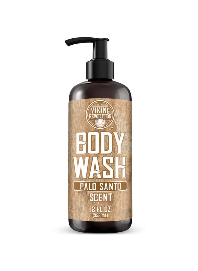Viking Revolution Viking Revolution Palo Santo Body Wash for Mens Shower Gel - Moisturizing Mens Body Wash with Vitamin E and Aloe Vera - Shower Gel Body Wash Men (12 Fl Oz, Pack of 1)  - Image 1