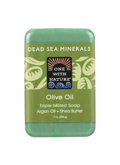 One With Nature Olive Oil Dead Sea Mineral Soap 7 Ounce Bar