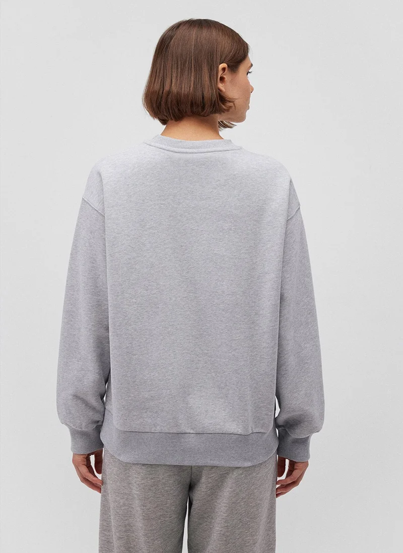 MAVI Mavi Logo Printed Grey Sweatshirt