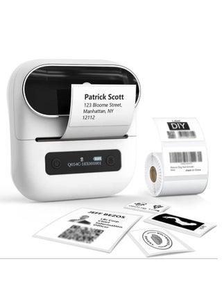 M220 Bluetooth Wireless Label Maker White Barcode Receipt Printer Portable For Retail Shop Address Label Stock Inventory Small Business Home Office Compatible with Phone and PC - pzsku/Z9F1156DE31DB33C13754Z/45/_/1690179195/8ccd4886-05bf-4846-9d74-2e6761b27374