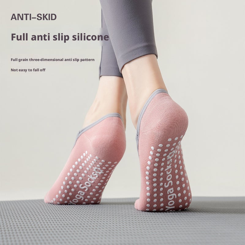 Women's Professional Yoga Socks with Non-Slip Silicone for Indoor Fitness and Pilates - Image 3