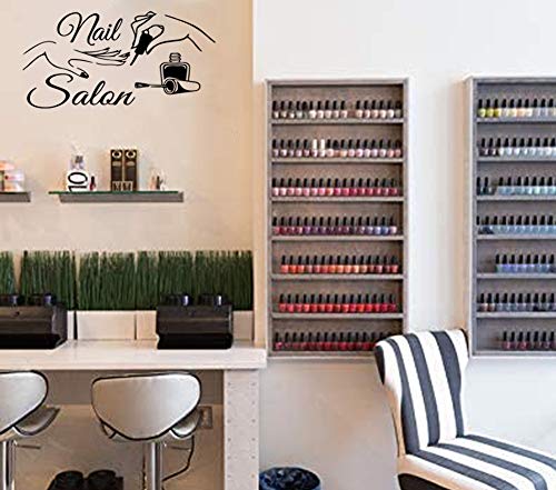 ADECALS Nail Salon Wall Sticker Removeable Quote Vinyl Wall Art Decals - Image 3