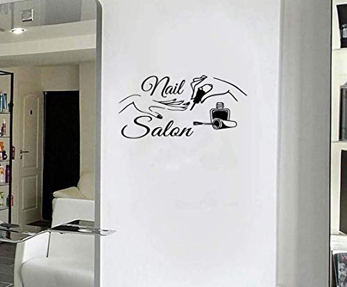 ADECALS Nail Salon Wall Sticker Removeable Quote Vinyl Wall Art Decals - Image 5
