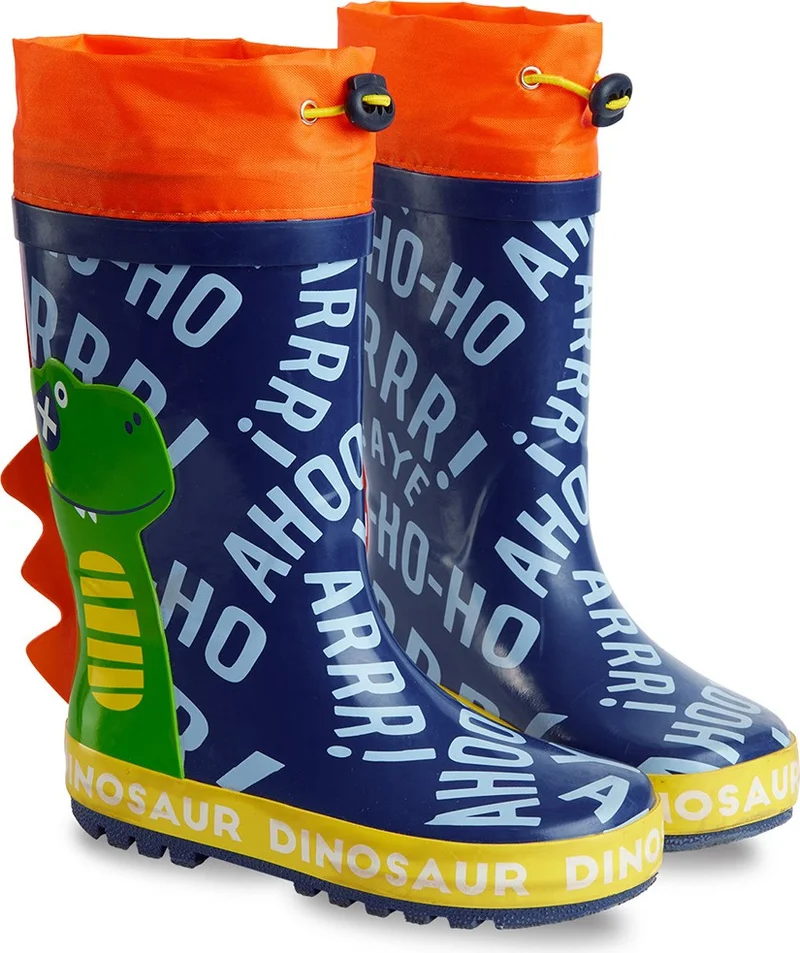 Denokids Colorful Dinosaurs Boys Rain Boots