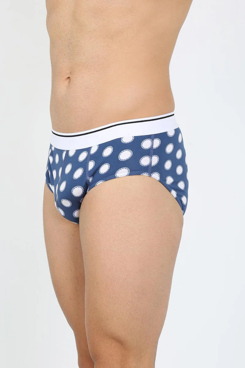 Akbeniz Men's Cotton 3-Patterned Lycra Slip 40121