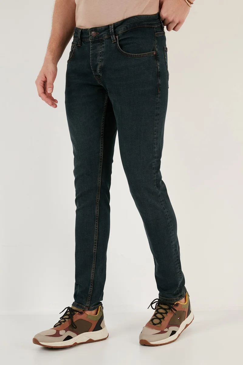 Buratti Cotton Normal Waist Slim Fit Skinny Jeans Men's Denim Trousers 1130J49NAPOLI