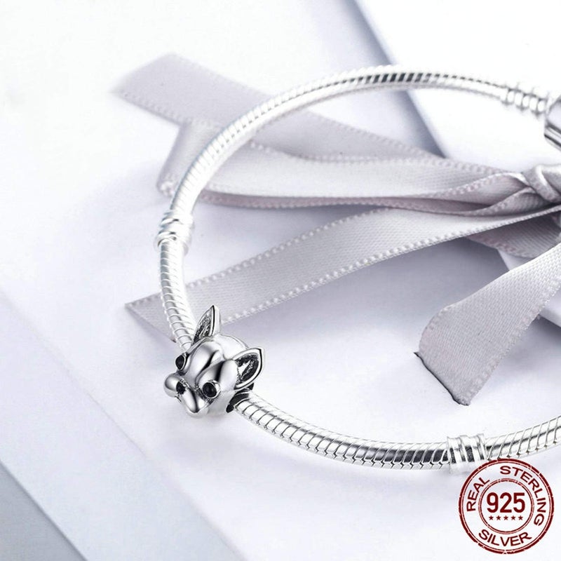 Linorui 925 Sterling Silver Charms Fit Pandora Charms Bracelet I Love You to The Moon and Back Fit Wife Mom Christmas Birthday Gift - Image 2