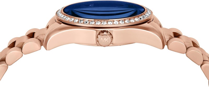 مايكل كورس Women Michael Kors Women's Lexington Lux Multifunction Rose Gold-Tone Stainless Steel Bracelet Watch - Image 3