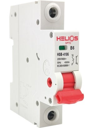 Helios Opto 1X20A 4500KA B Type Monophase W Automat HSB-4120 